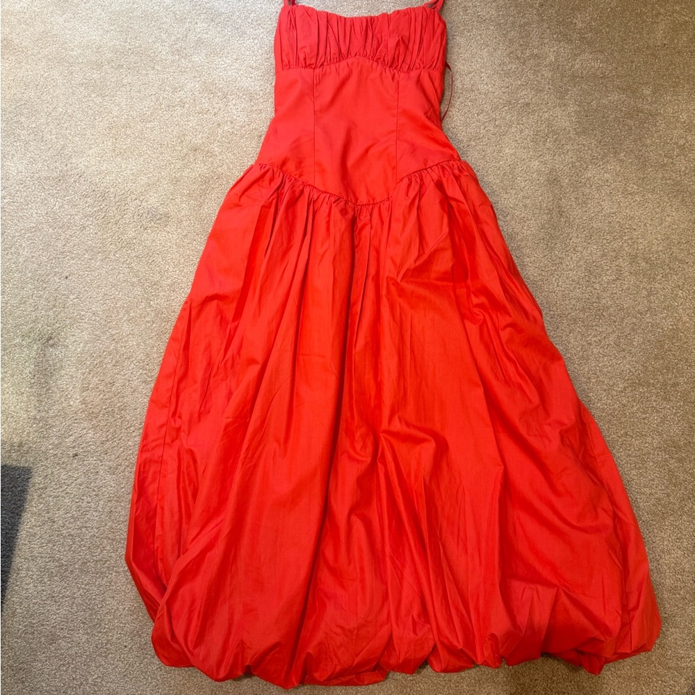 Angel Biba Red Spaghetti Strap Sundress